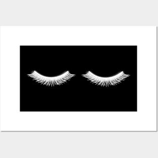 Cute makeup eye lashes Posters and Art